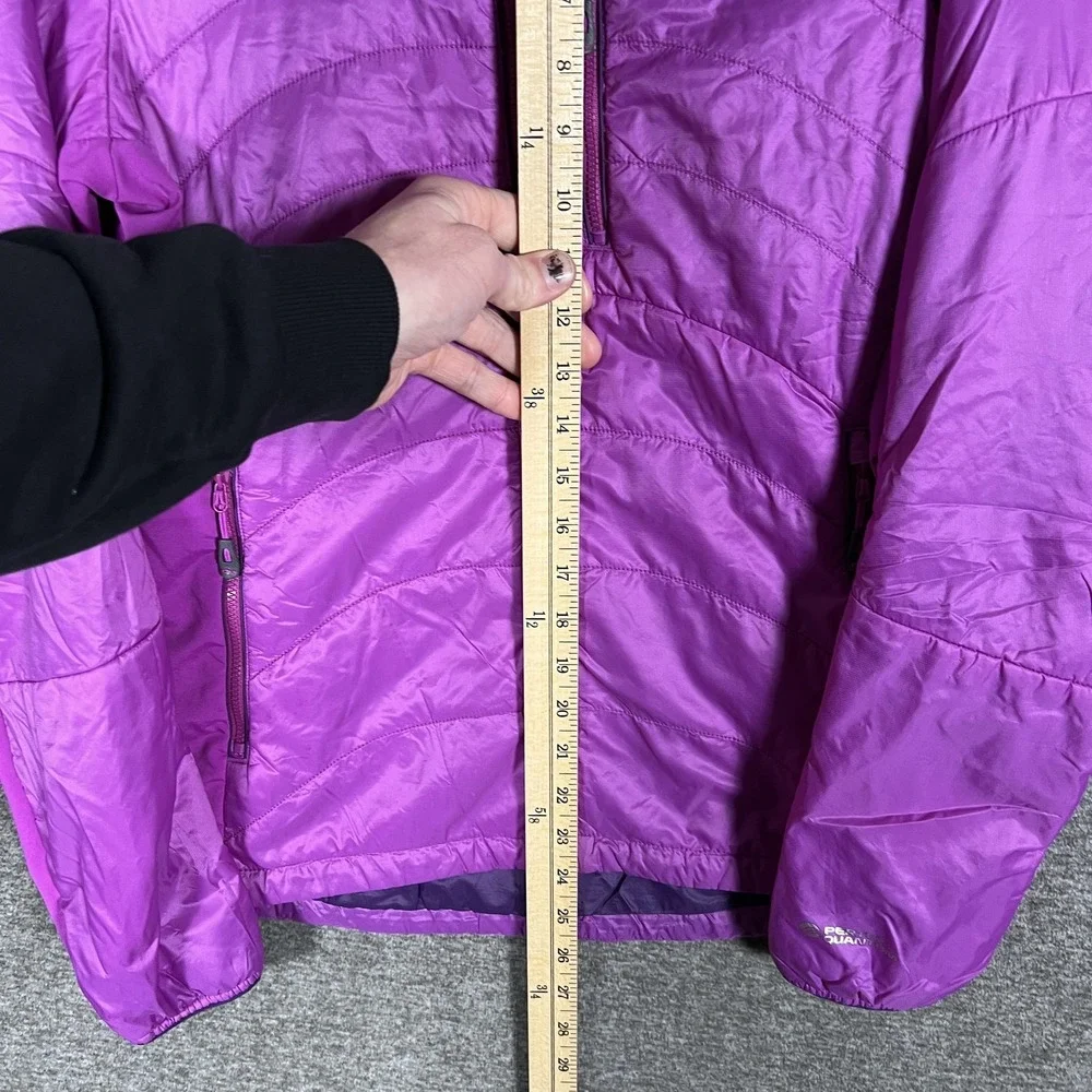Outdoor Research Cathode Hooded Jacket Womens Small‎ Purple Quilted Insulated